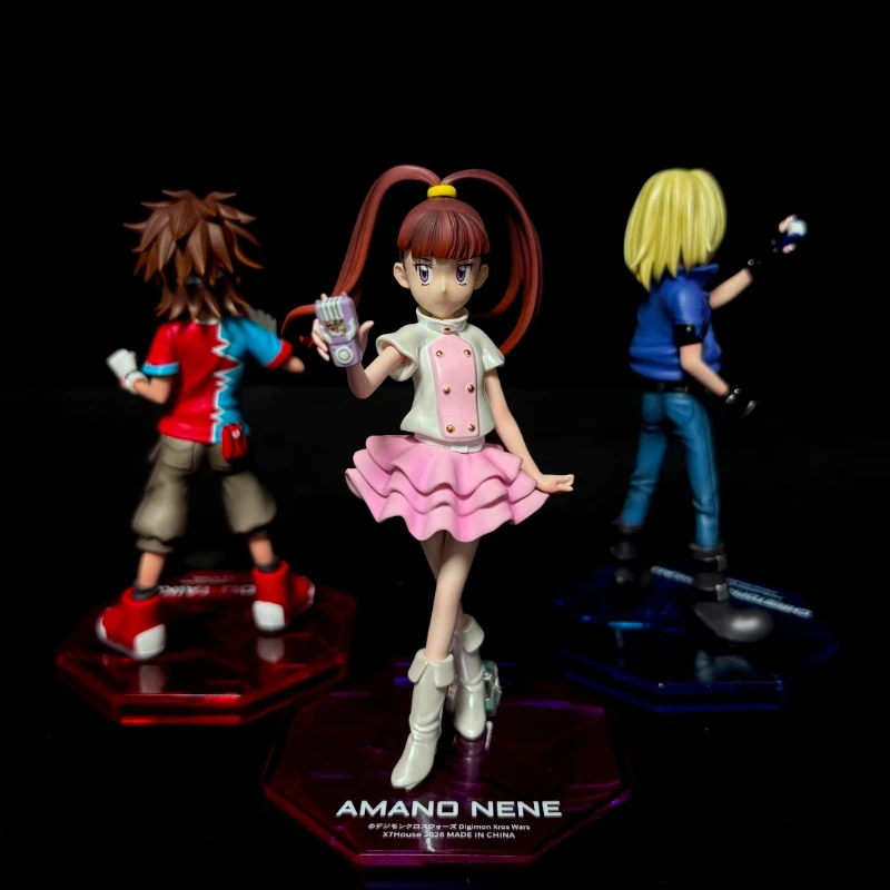 X7 House Digital Monsters Kudou Taiki Amano Nene Collectible Anime Figure Home Display Desk Ornament For Adult Anime Collectors