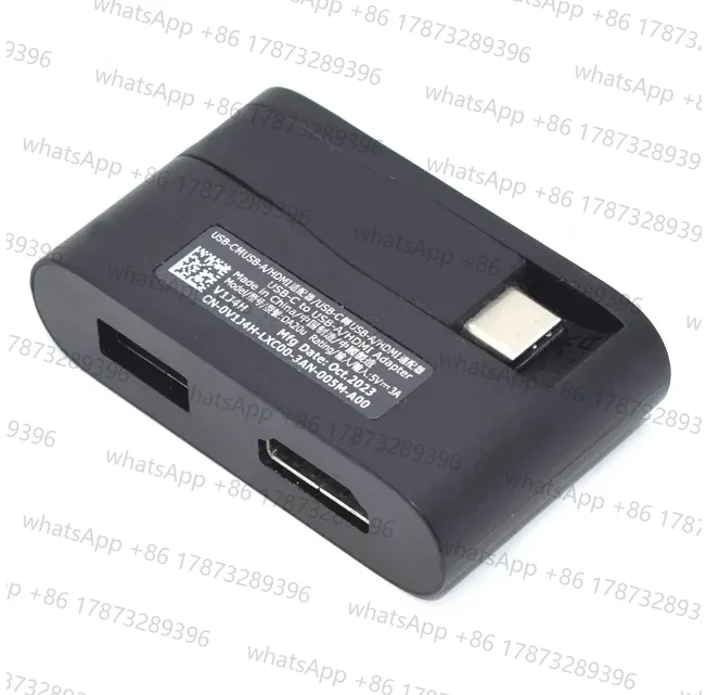 For Dell DA20u USB-C To USB-A/HDMI Adapter V1J4H 0V1J4H 5V-3A Converter Laptop Parts