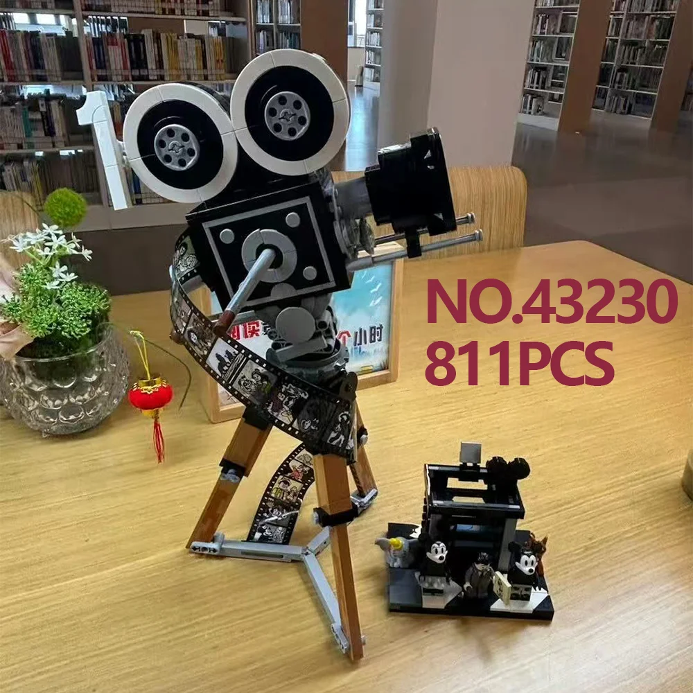 Modèle de caméra de la série créative, blocs de construction, ornement, puzzle pour adultes, cadeau d'anniversaire, 811 pièces
