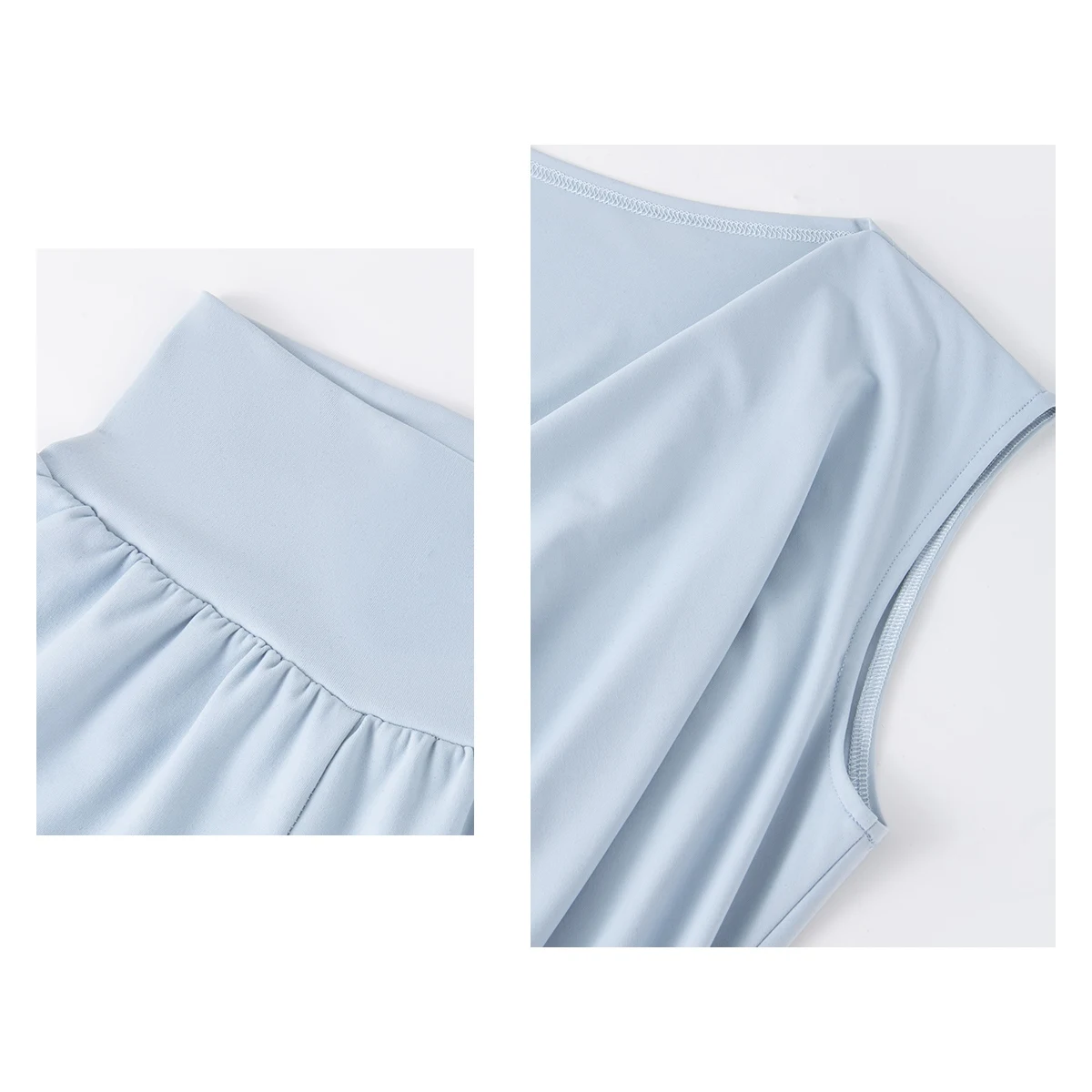 2025 جديد DUYQ المرأة اللاتينية فستان رقص أزياء مسرحية بلا أكمام السراويل العليا سبليت دعوى تشاتشا رومبا فستان اللاتينية ارتداء DN21416