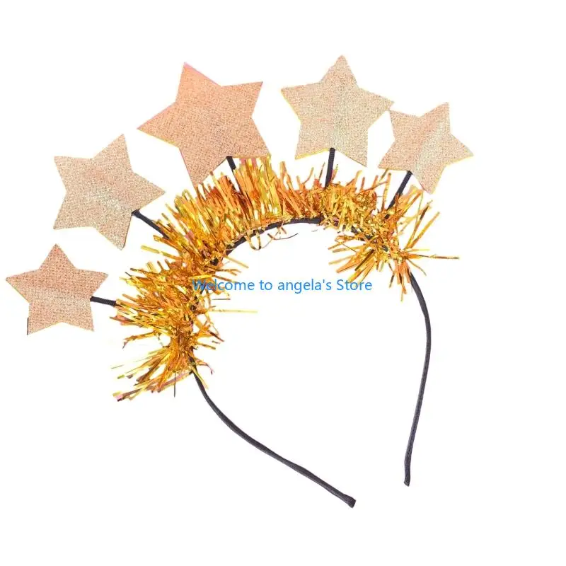 X4YC 2026 sylwestrowa opaska na głowę tiary, upominki na przyjęcie sylwestrowe, dekoracje na imprezę sylwestrową nakrycia głowy