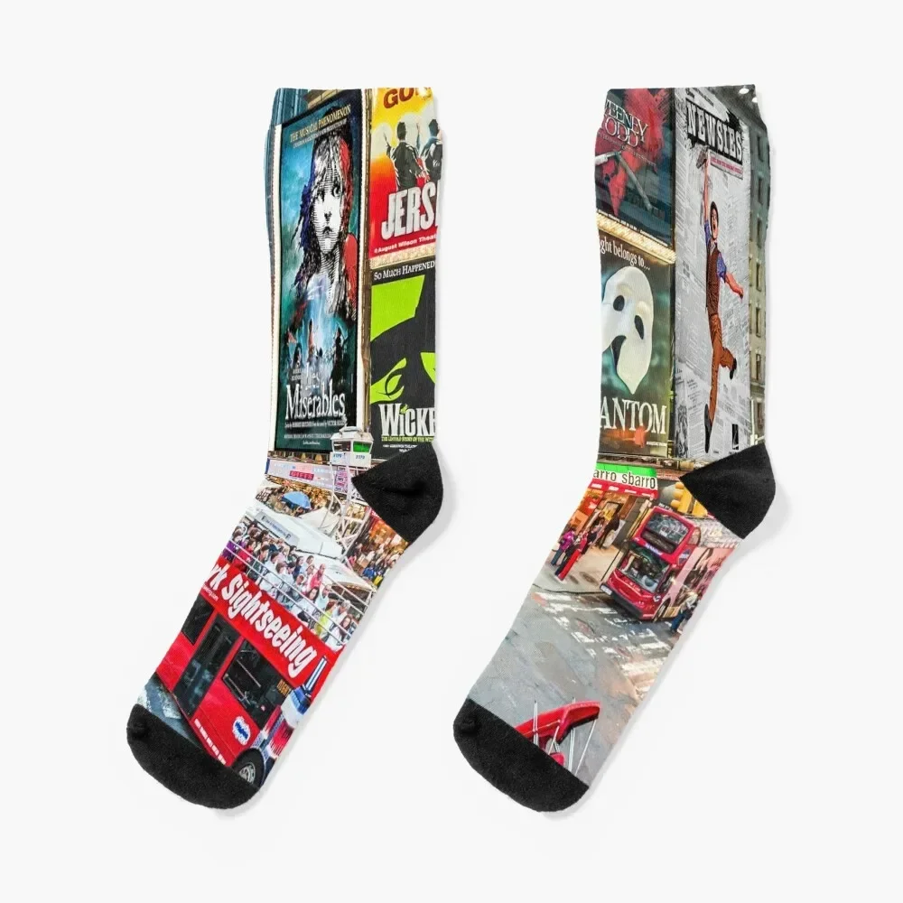 Times Square II Special Edition I Socks hiphop Climbing winter thermal men cotton high quality Men Socks Luxury Brand Women's