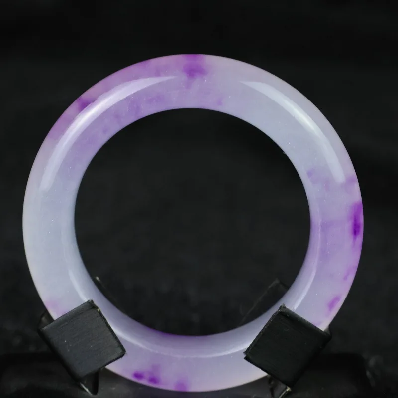 

Новый натуральный браслет из фиолетового ледяного кварца, модное и элегантное украшение, подчеркивающее индивидуальность.