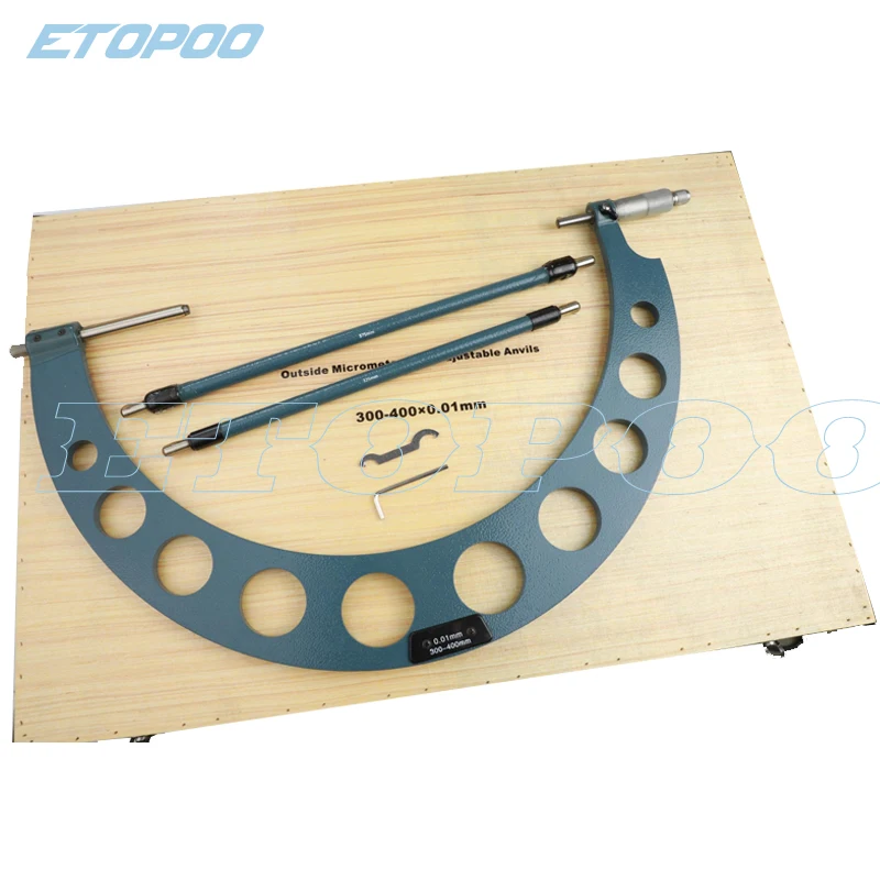 300-400mm 400-500mm 500-600mm Outside Micrometer with interchangeable anvils Measurement Tools