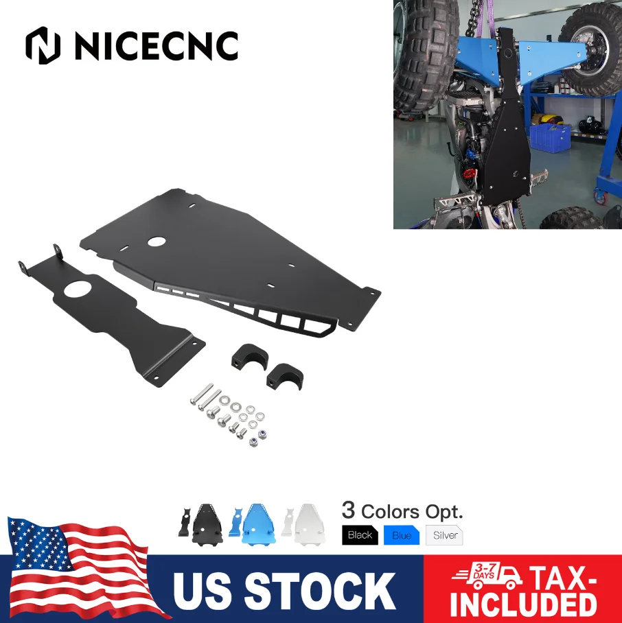 

(Склад в США) NICECNC ATV с полным шасси и поворотным рычагом, защитная пластина для YAMAHA YFZ450R 2009-2022 YFZ 450R SE 450X