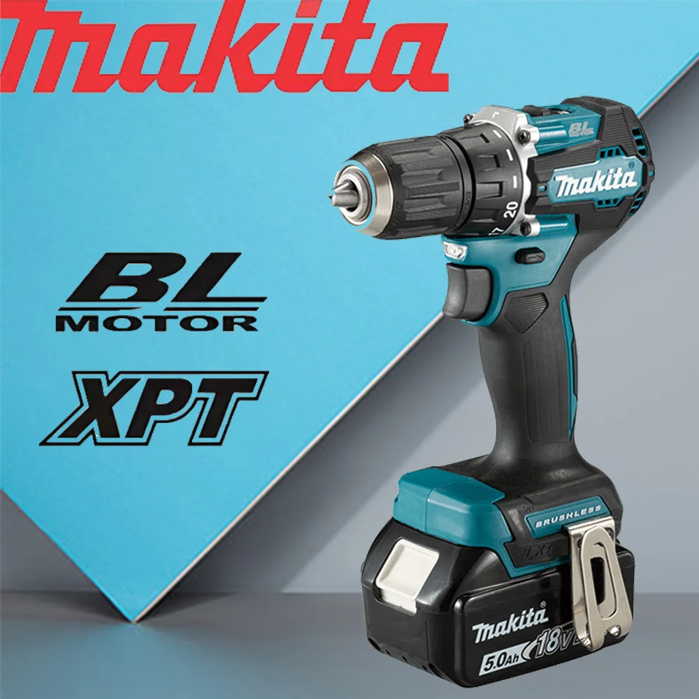 

Электрическая дрель Makita DDF487, бесщеточная перезаряжаемая перкуссионная дрель, беспроводная перкуссионная дрель 18 в, литиевая электрическая отвертка