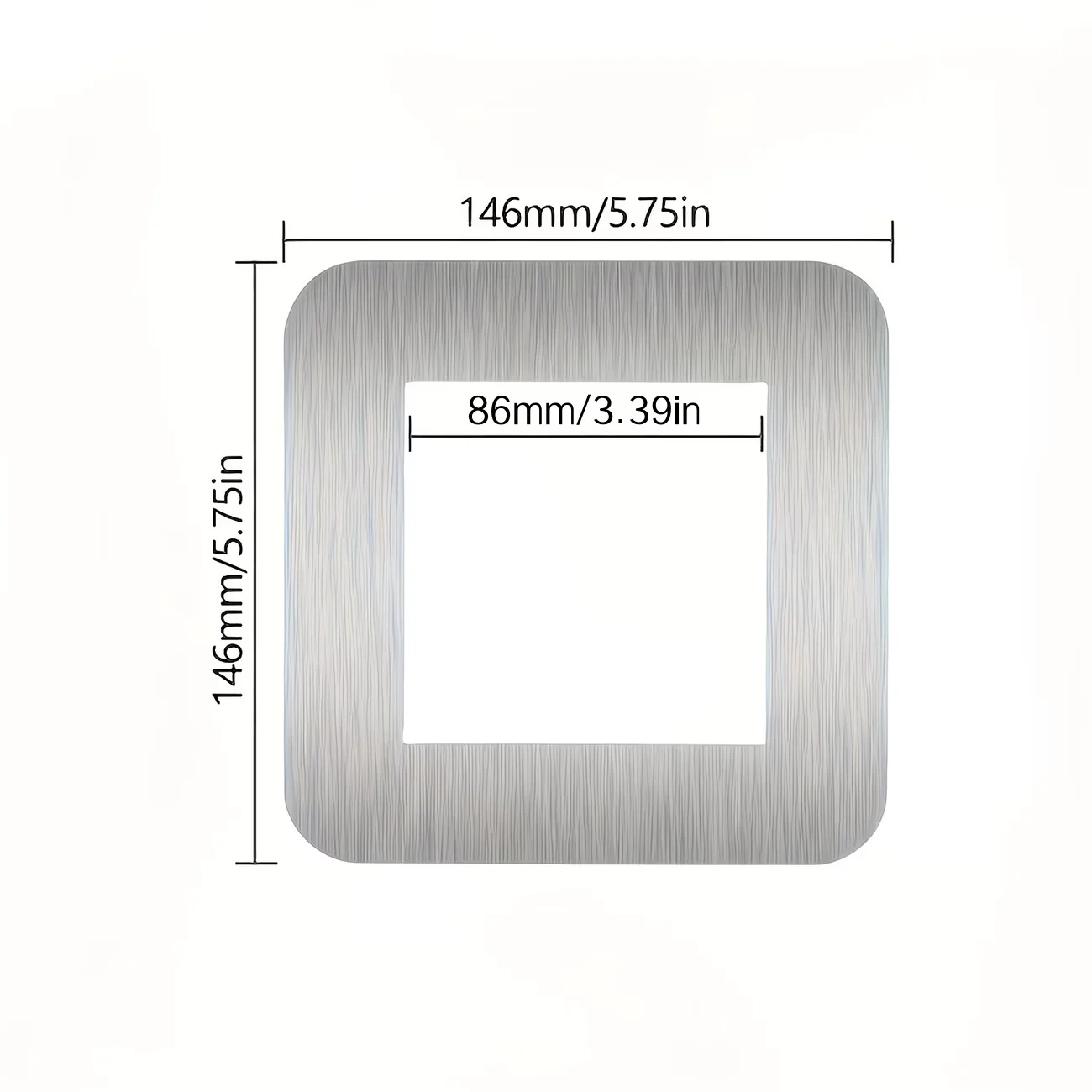 1Pc Simple Anti-Dirty Type Dustproof Switch Protective Cover Outlet Wall Sticker For Home Living Room Decor