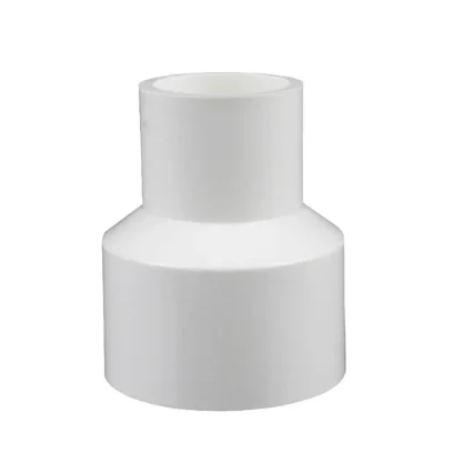 Adaptador recto de instalación de tubería reductora de PVC ID de 63 mm a 50 mm