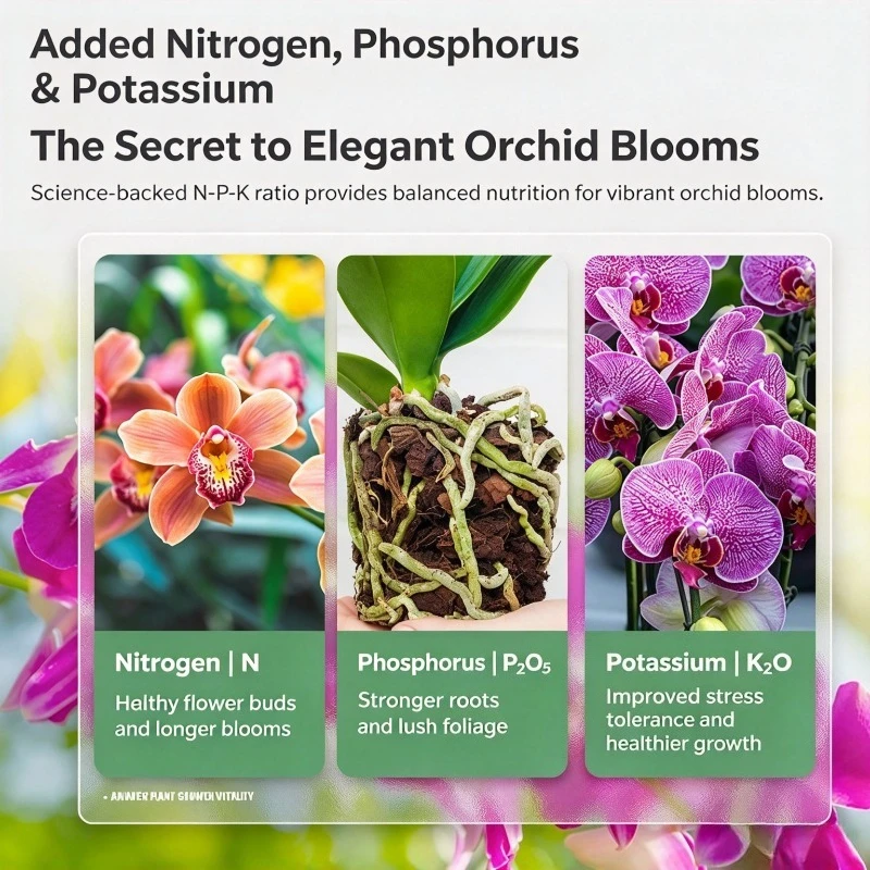 10L Orchid Bark Nutrient Soil Potting Mix for Clivia Phalaenopsis Cymbidium Breathable Drainage Orchid Potting Repotting Flower