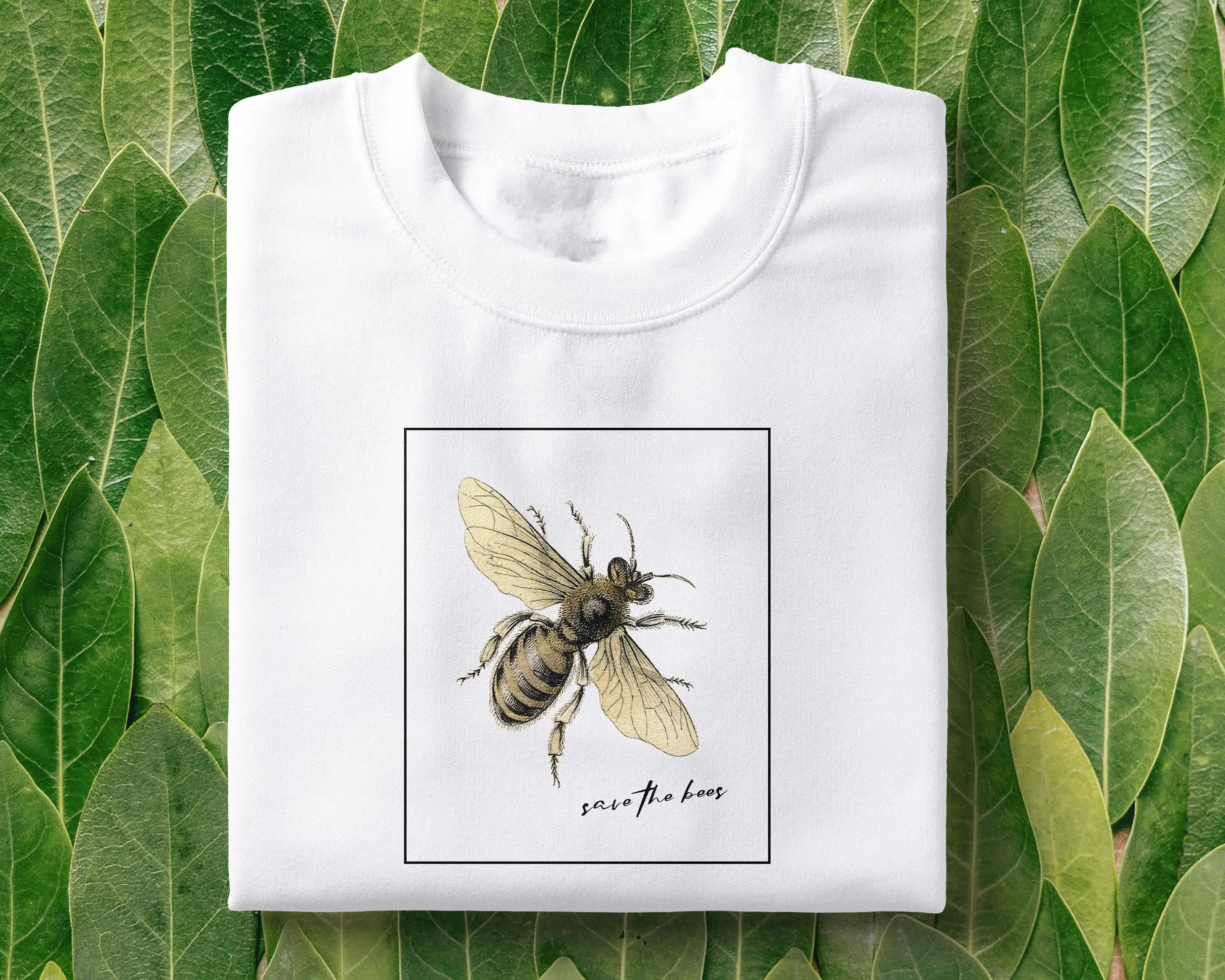 Save The Bees T Shirt Vintage Illustrations Nature Bee Kind Help Womens Clothing