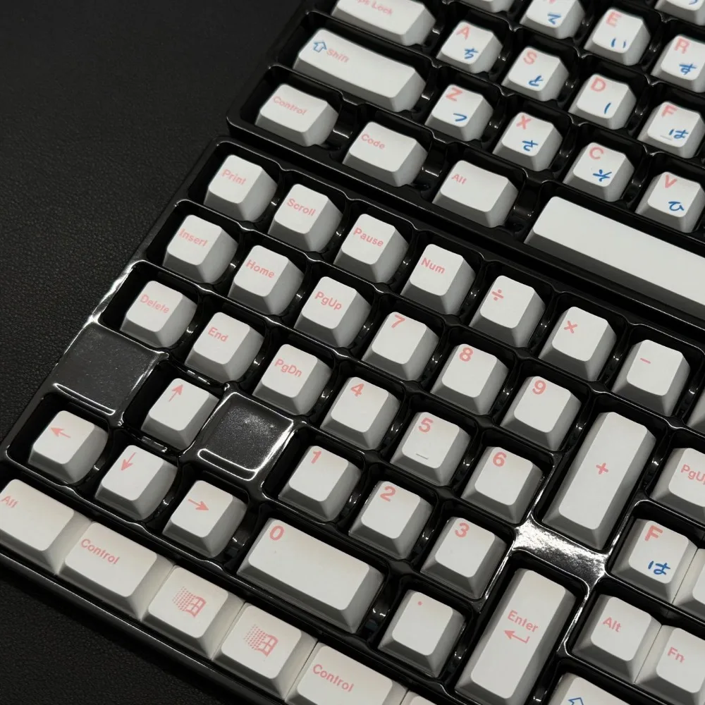 Сине-розовый медведь, набор клавиш 120 клавиш, Cherry PBT для MX Switch 60/84/90/104/108 механическая клавиатура