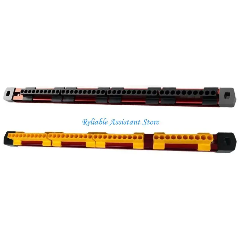 

N58C Drill Bit Holder 40 Holes Storage Rails Organizers Rack for Quick Access to Your Screwdriver Bit