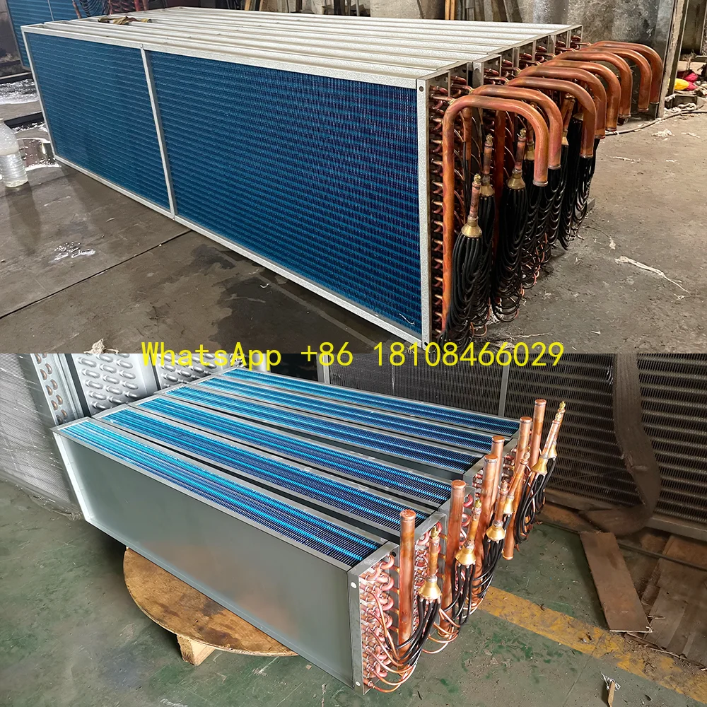 Quick-Customized Stainless Steel Copper Tube Hydrophilic Aluminum Fin Evaporator Refrigeration Equipment Cold  Air