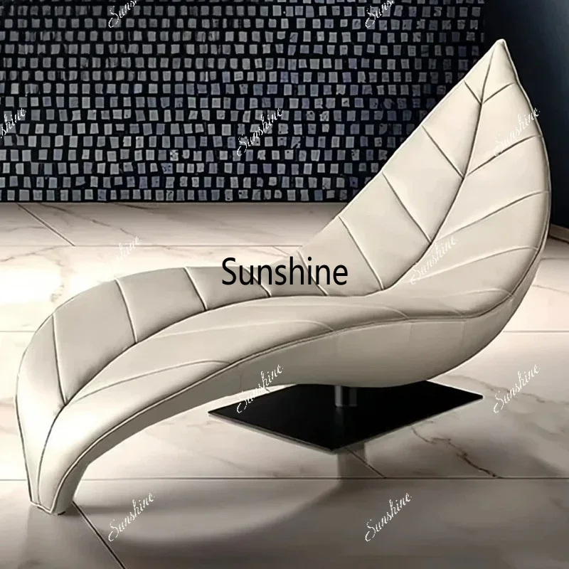 

Nordic simple modern leisure sofa chair leaf shape