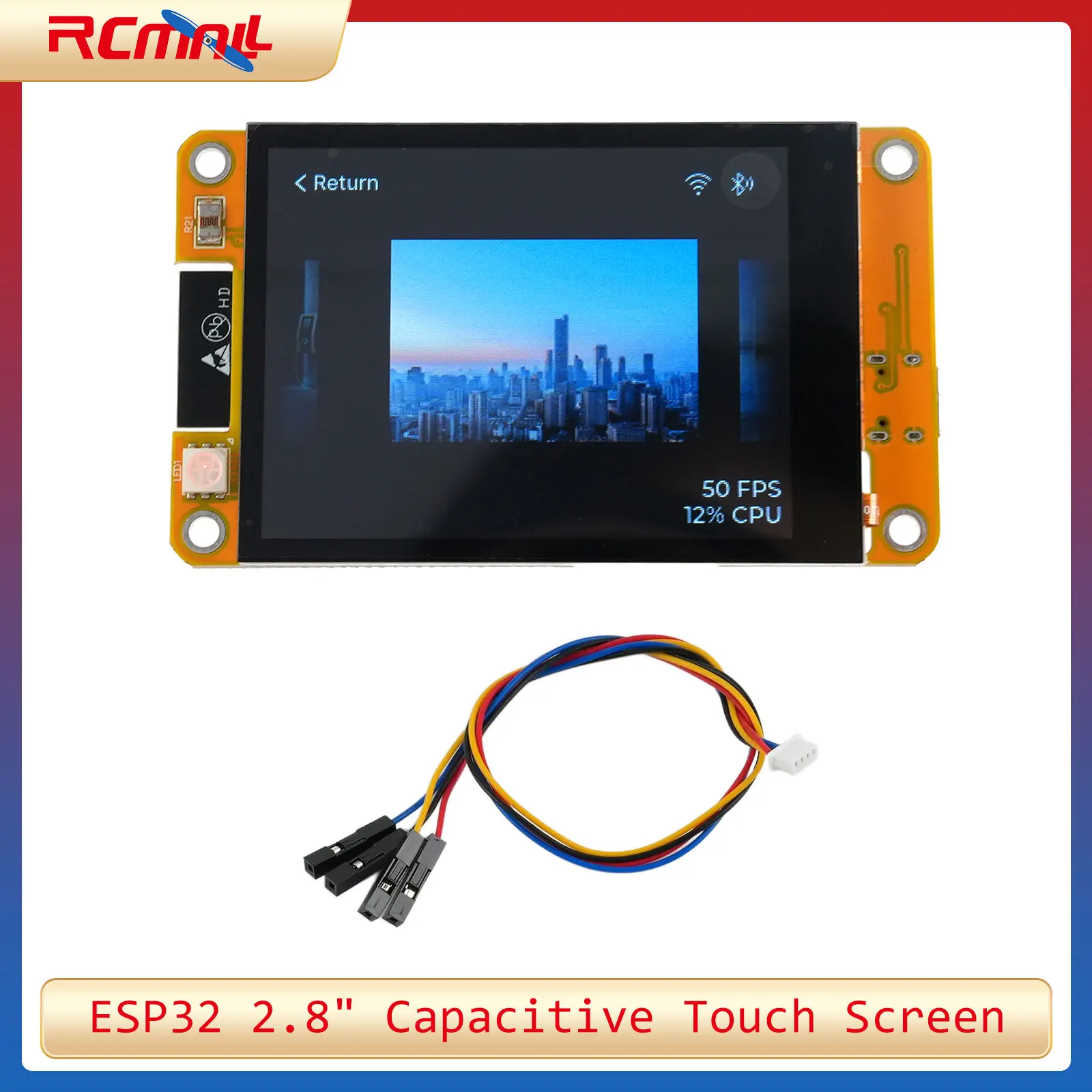 JC2432W328C ESP32 2.8 inch LCD Display WIFI+BT Module TFT HMI 240*320 ST7789 Driver 2.8