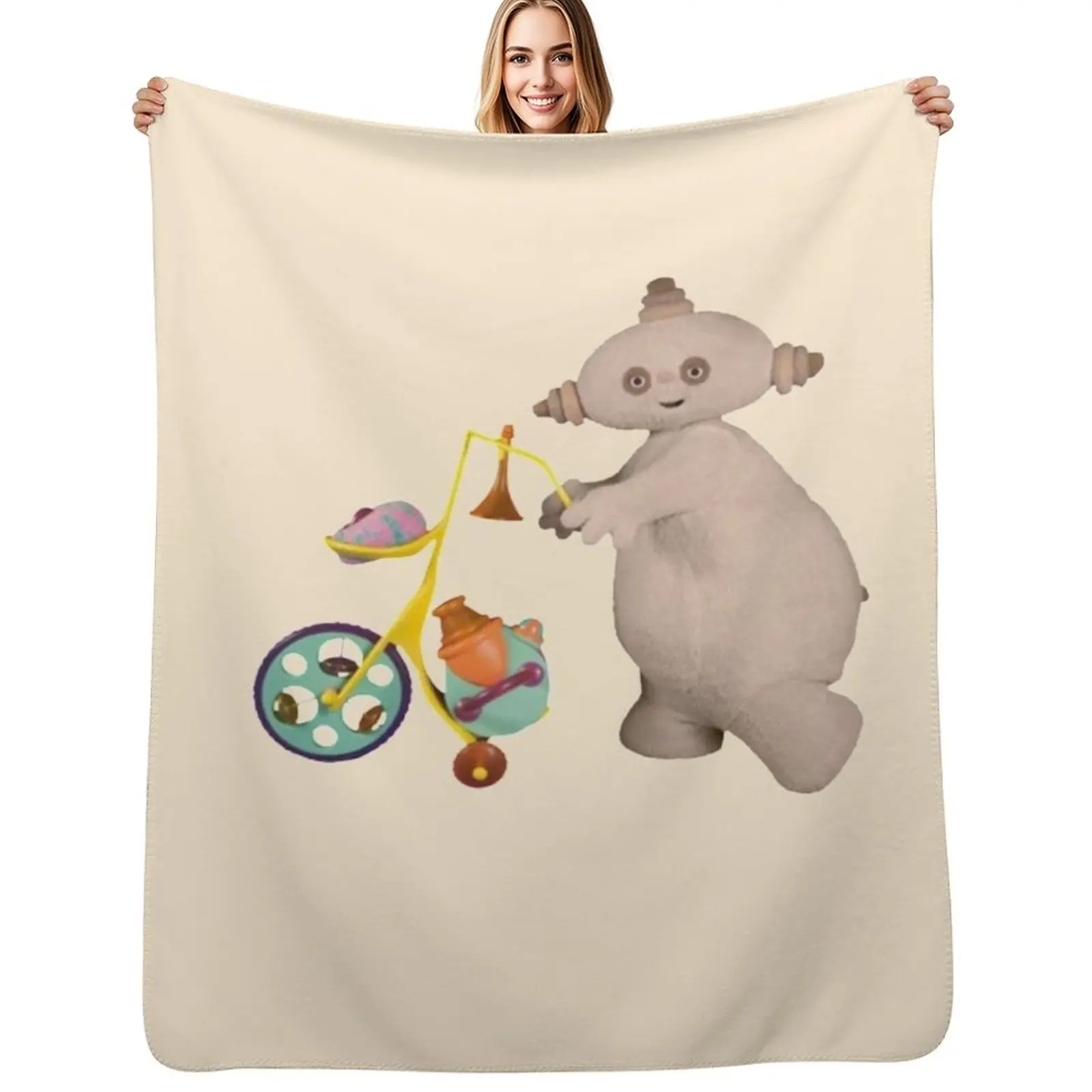 

Makka Pakka In the night garden Throw Blanket Shaggy Furry Soft Blanket for Bedroom Living Room