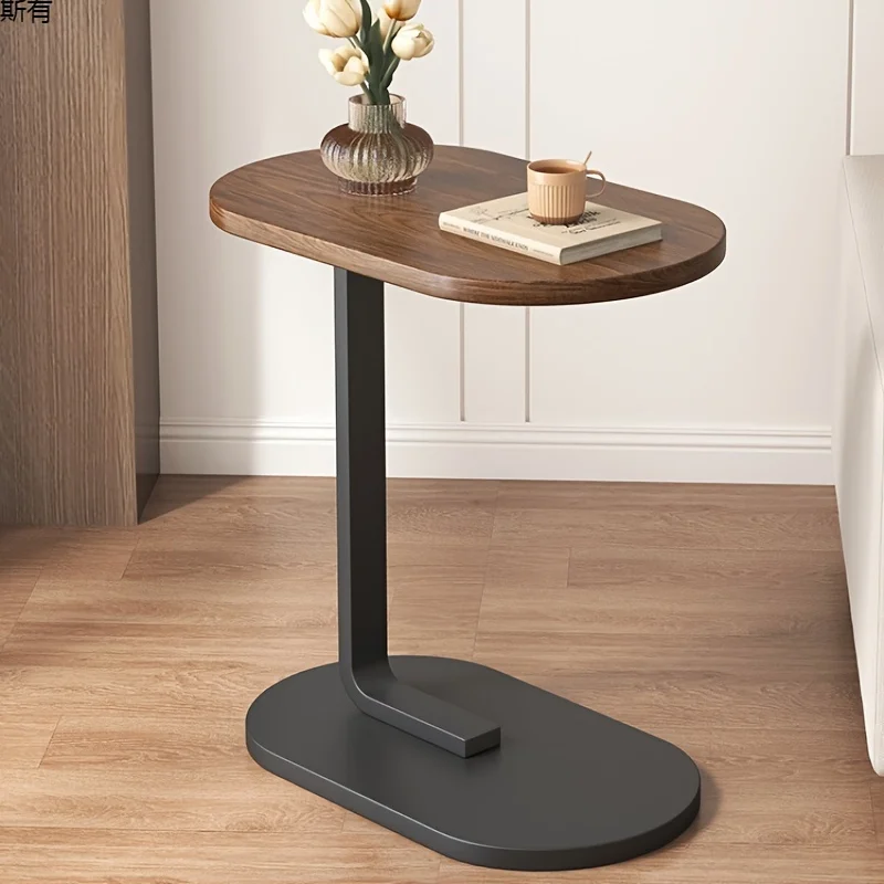 

C-shaped Side Table Mdf Rectangle Panel Wooden Assembly Coffee Tables Coffee Table Living Room Good Selling