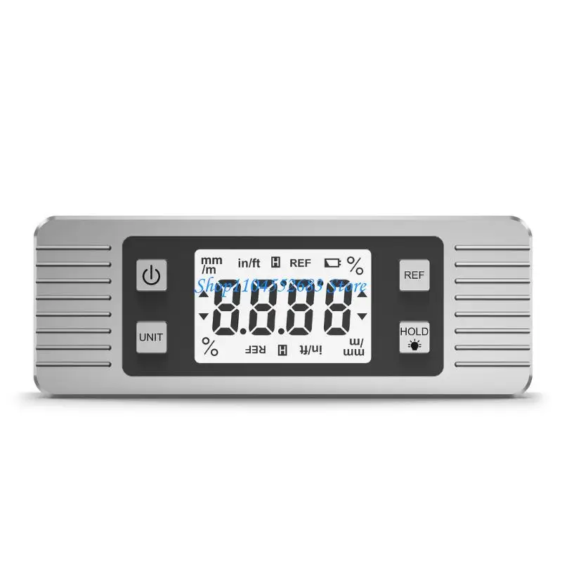 

Y6GD Multiple Angles Measuring Rule ABS Digital Leveling Protractor Inclinometer with Data Hold Function Digital Angles Gauges