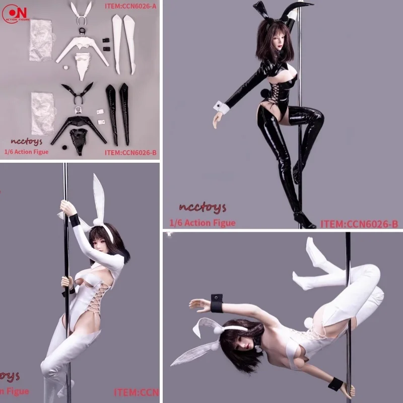 

Ncctoys CCN6026 1/6 Scale Beauty Cute Bunny Girl Uniform Model Clothing Accessories Fit 12inch Female Action Figure