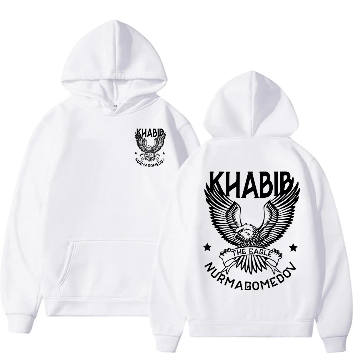 Khabib The Eagle Nurmagomedov Hoodies Herrenbekleidung Mode Gewalt Ästhetik Sweatshirt Herbst Casual Fleece Hoodie Pullover – Detail 4