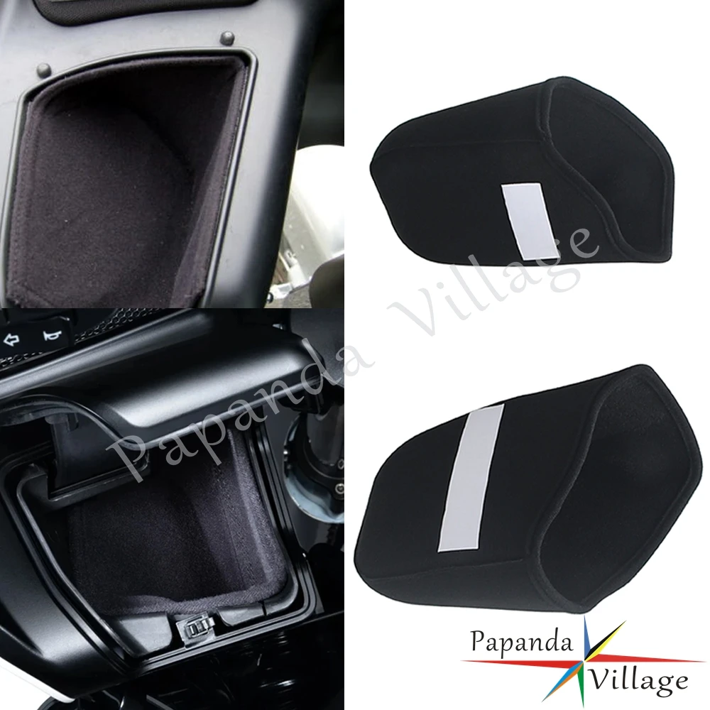 Motorcycle Accessories Black Compartment Liner For Harley For Harley Touring CVO Road Glide FLTRX ST FLTRXSTSE FLTRXSE 2023 2024