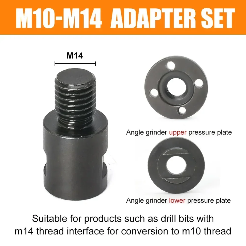 Imagem -06 - Grinder Adapter Converter e Platen Grupo Acessórios de Rebarbadora Conector Parafuso Porcas Rosca Diferente M14 m1