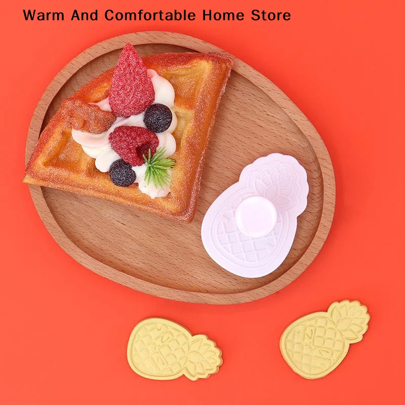 【SE】Cute Pineapple Summer Pineapple Clay Cutters Set Reusable Plastic Molds For Handmade Polymer Clay Earrings & DIY Crafts