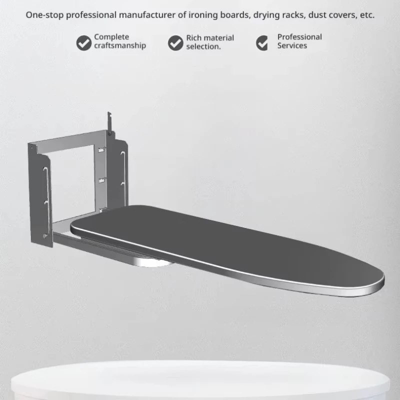 Wall Mounted Folding Ironing Board, Modern Heat Resistant Portable Ironing Table, Space Saving Home Supply