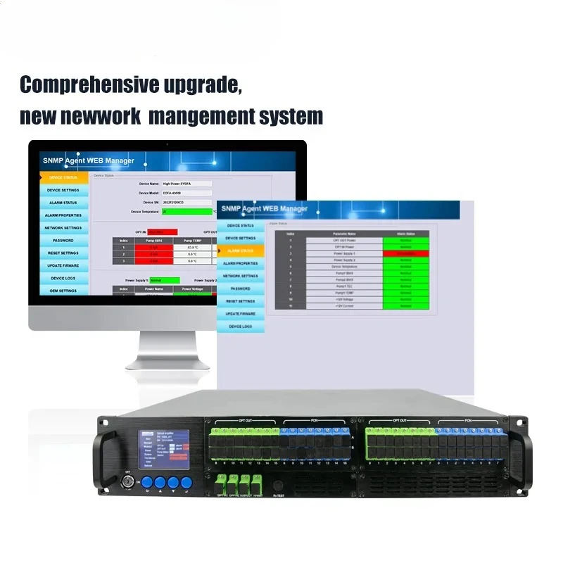 WSEE High Power 16 Port GPON OLT Network CATV Optical Amplifier WDM 23dBm 20dbm 17dbm 1550 CATV Optical EDFA 23dBm High Power