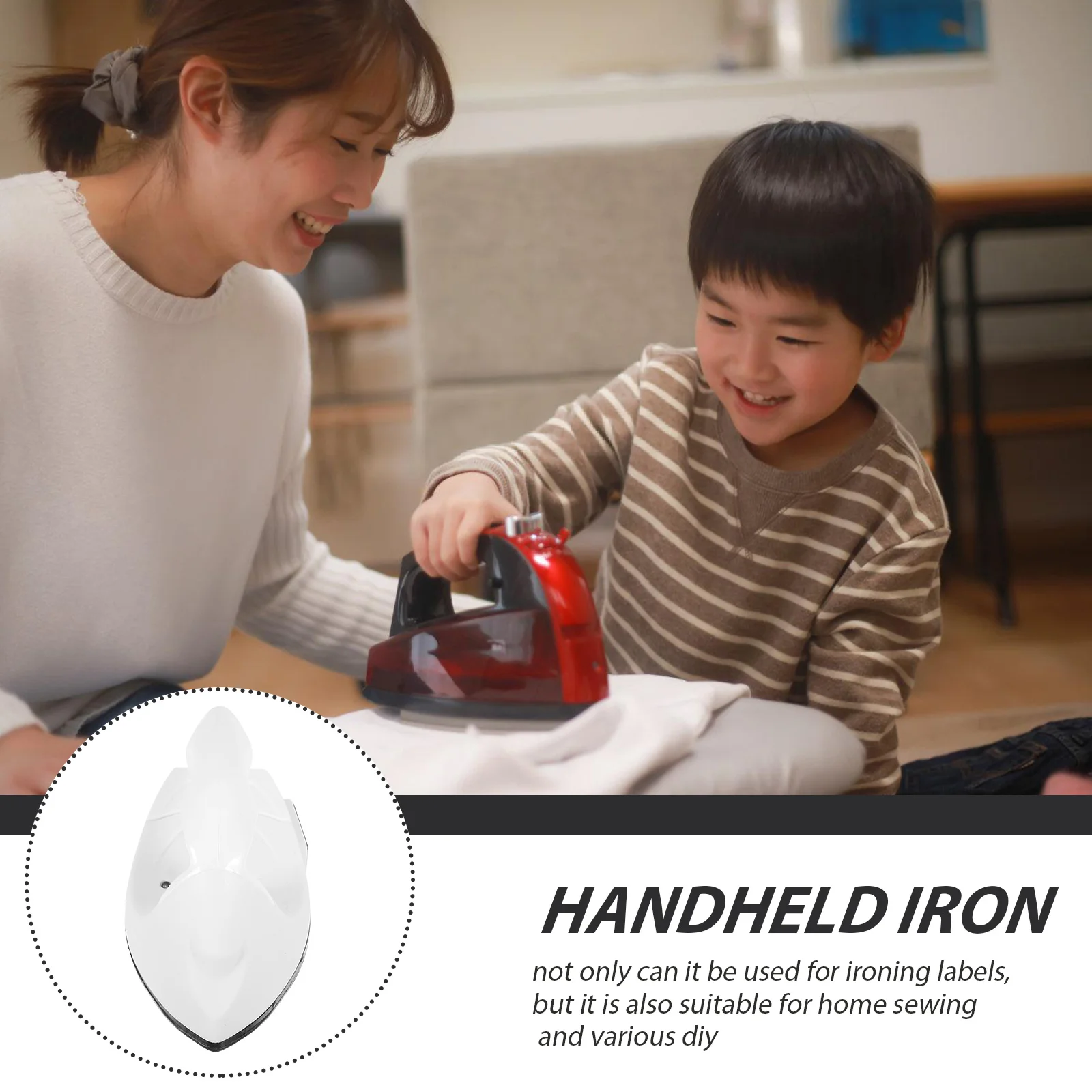 

Mini Iron Compact Lightweight Portable Steamer Handheld Garment Ironing Machine For Travel Home Sewing Eu Plug Efficient Wrinkle