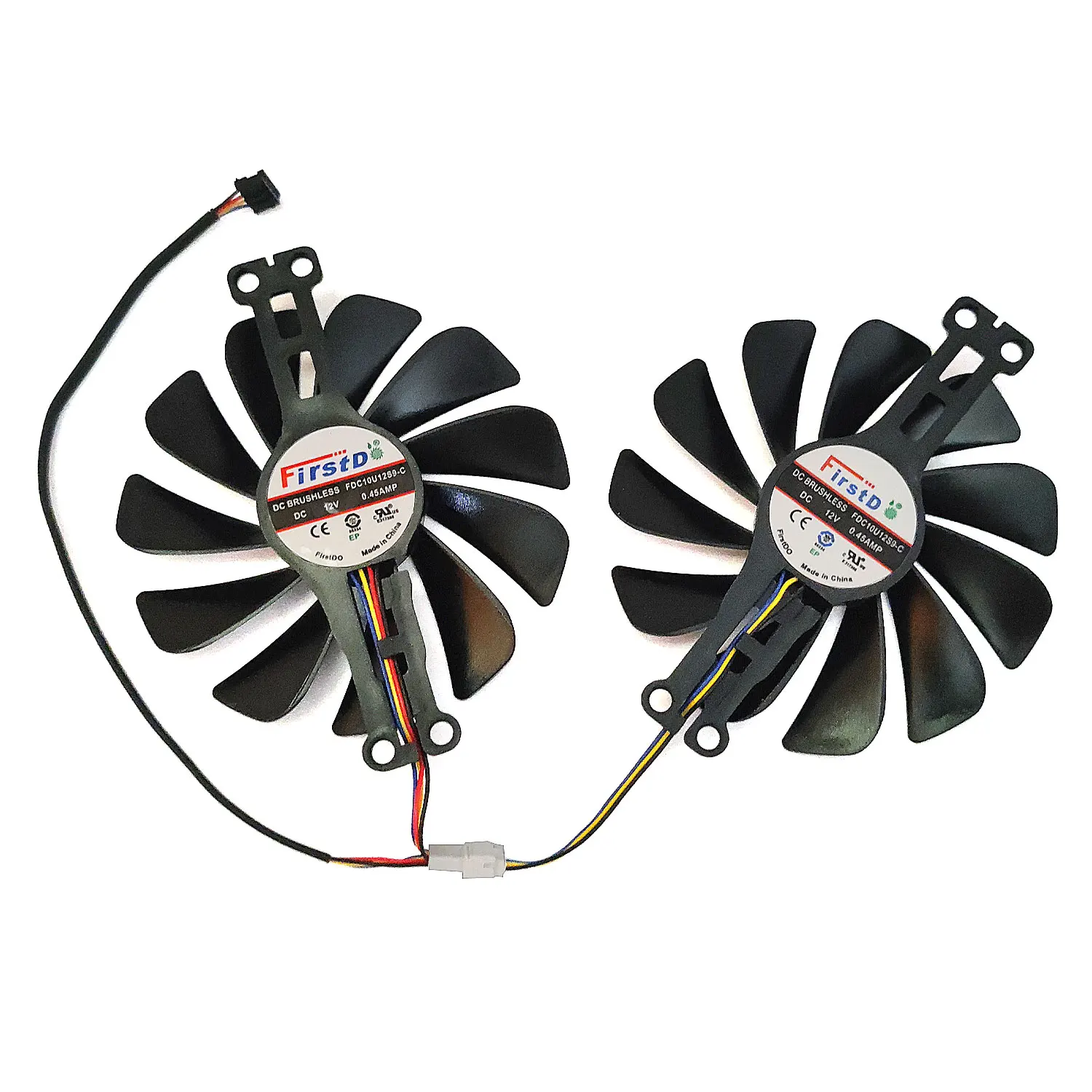 NEW 1LOT FDC10U12S9-C FY09010M12LPA RX 6600 XT GPU Fan，For XFX RX 6600 6600XT 8GB Speedster SWFT 210 Core Video card cooling fan