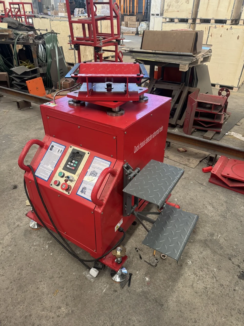 CE Approved Automotive Equipment Road Simulator Shaking Machine For Car Suspension Test Including Stairs For Body Repair
