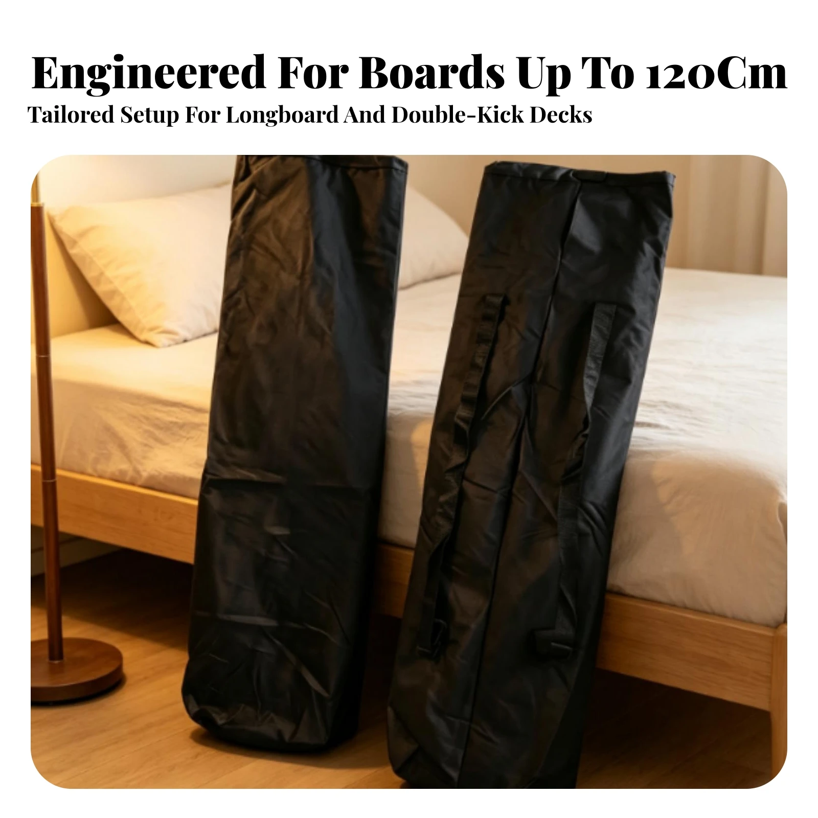 Skateboard Bag with Shoulder Strap Waterproof Skateboard Bag Carrier Portable Adjustable for Skateboarders, Travel, Commuting