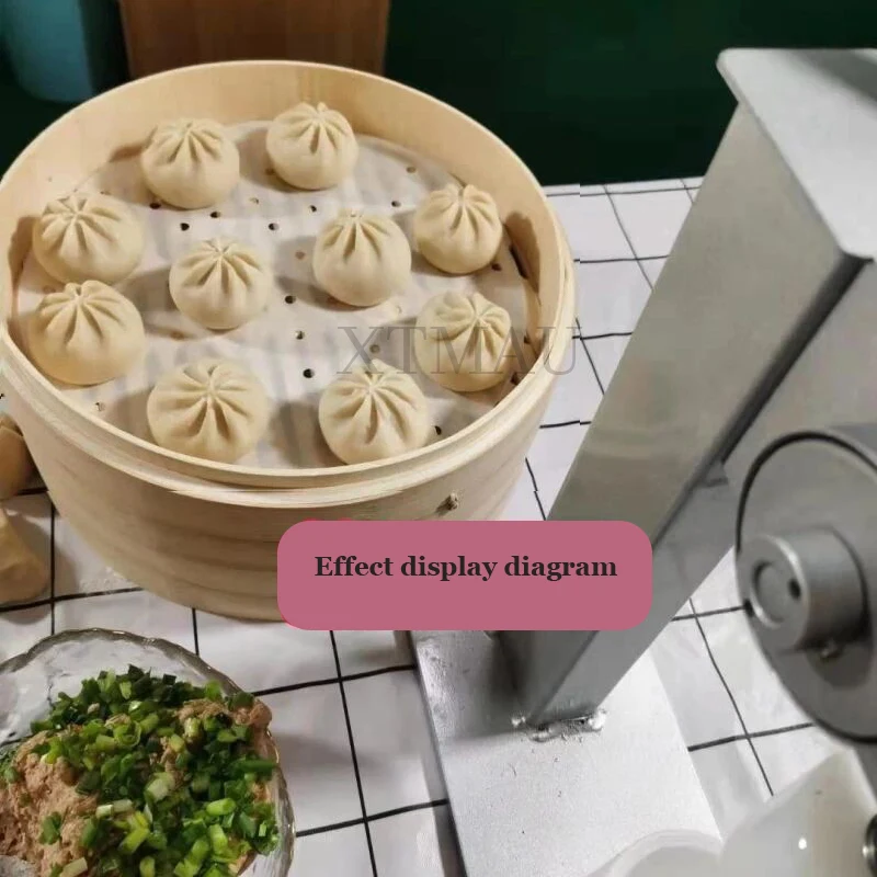 Small Baozi Making Equipment Home Manual Steamed Stuffed Bun Maker Bun Forming Machine Stainless Steel