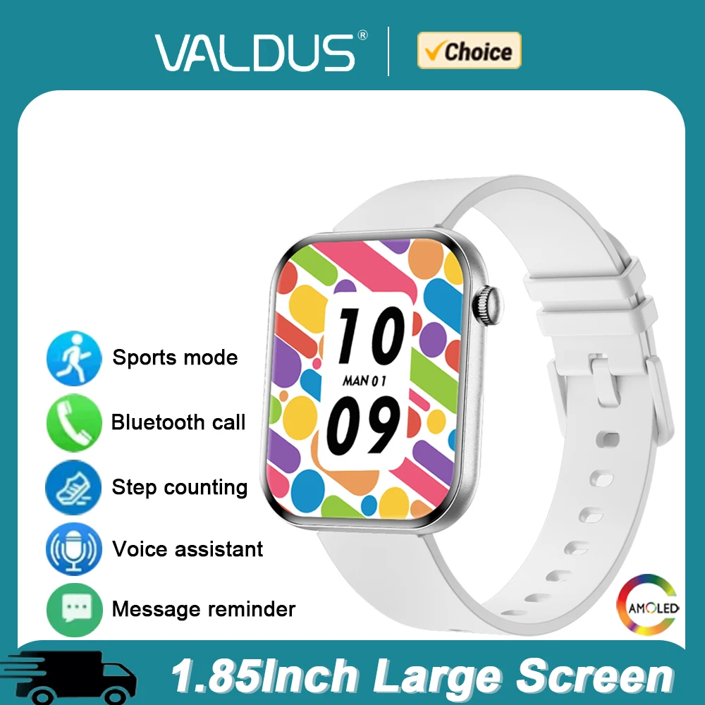 

VALDUS VS59 Pro AMOLED Смарт-часы для мужчин и женщин Bluetooth-вызов Голосовой помощник Сердечный ритм 2025 Новые умные часы для Xiao mi Hua Wei