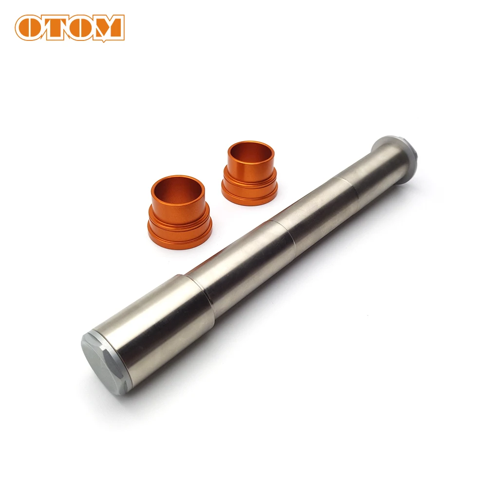 OTOM Motorcycle Wheel Hub Axle Front Rear Fork Wheel Shaft Sliders Cap Crash Protector Pit Bike Part Swingarm Spools Set For KTM