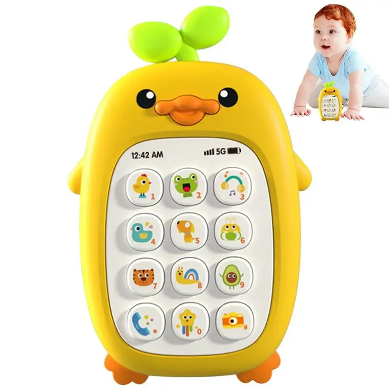 Baby Learning Phone Toy Baby Phone Toys With Light And Sound Baby Cell Phone Toy  Educational Cell Phone Fun With 13 Functions