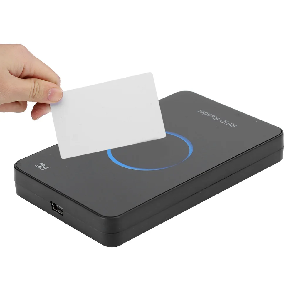 

Устройство чтения смарт-карт премиум-класса 915 МГц RF UHF-RFID Бесконтактный считыватель смарт-карт-записатель Устройство считывания идентификационных карт с интерфейсом Smart USB