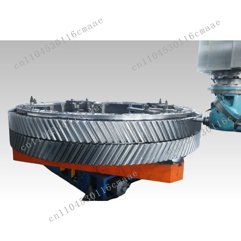 Custom herringbone double helix gears High precision hardened teeth ISO/AGMA standard Wind power marine propulsion