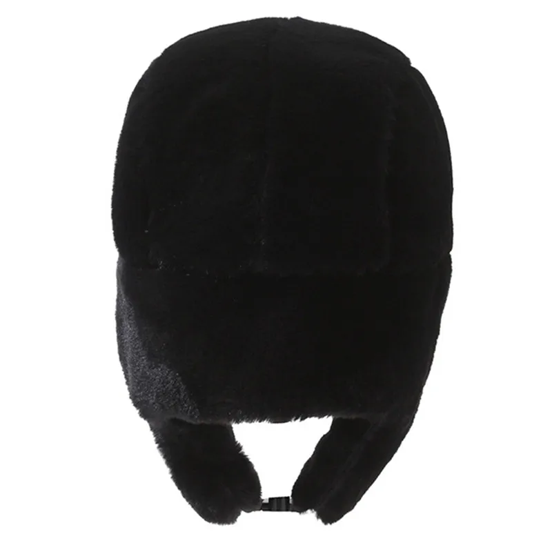 Thickened Plush Lei Feng-style Earmuff Hat  (2 Wearing Styles) - Windproof, Cold-Resistant, Ideal for Winter Outdoor Cycling.