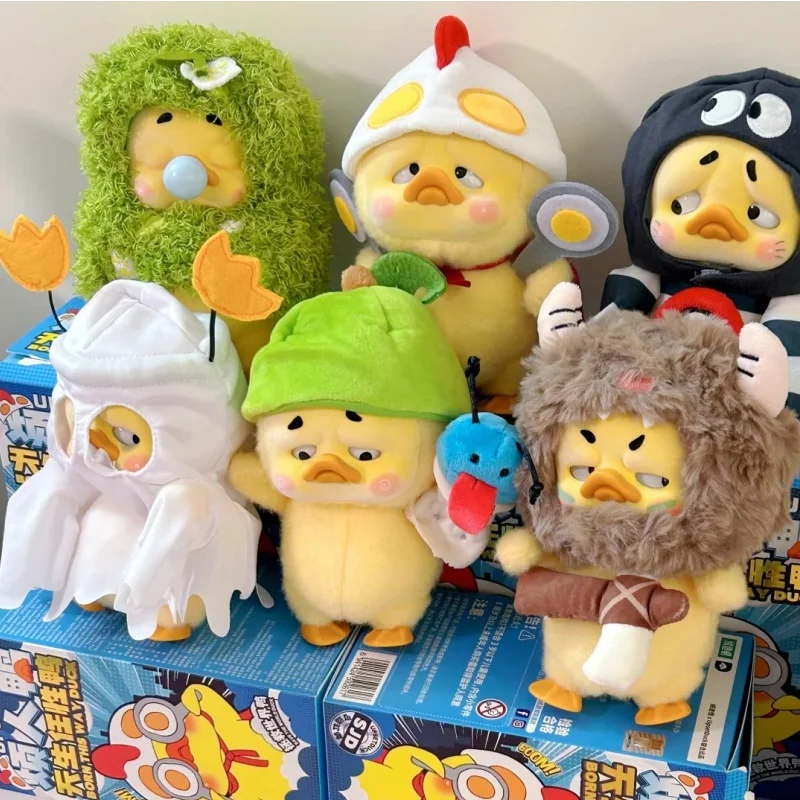

Genuine Upsetduck V3 Born This Way duck series blind box Cute Vinyl Plush Doll Duck Anime Action Figure Mystery Box Gift Toys