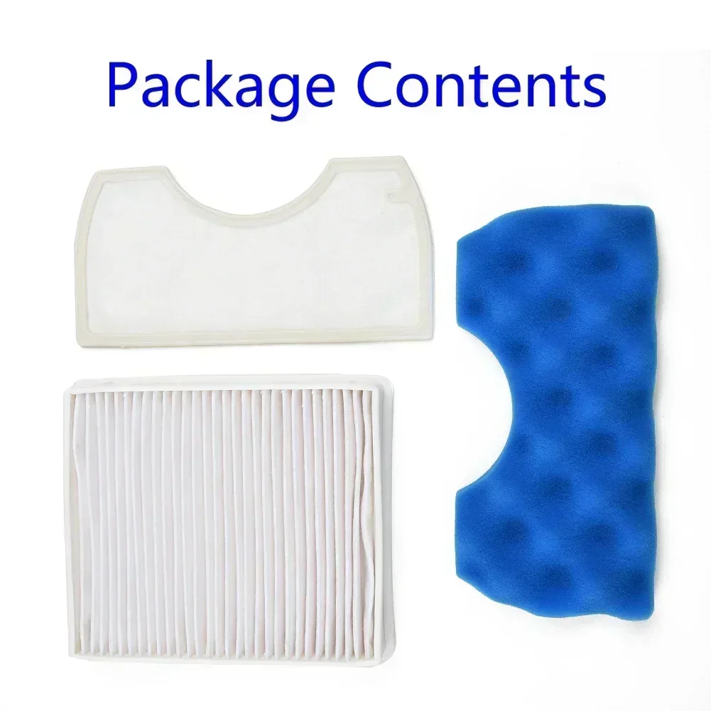1pc Sponge Filter+1pc Filter Cotton+1pc White Filter For Samsung SC4300 SC4470 VC-B710W Robotic Vacuum Cleaner Accessories