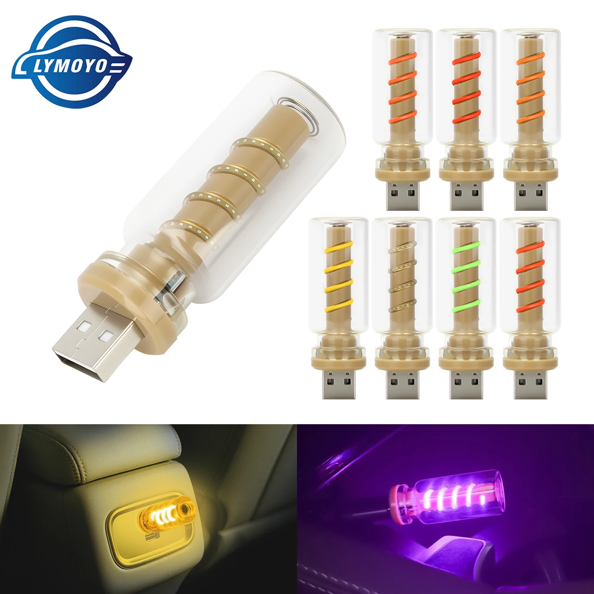 

1pc USB Touch Control Car LED Atmosphere Light Incandescent Lamp Filament Bedroom Night Decoration For Bedroom Sleeping Lamp