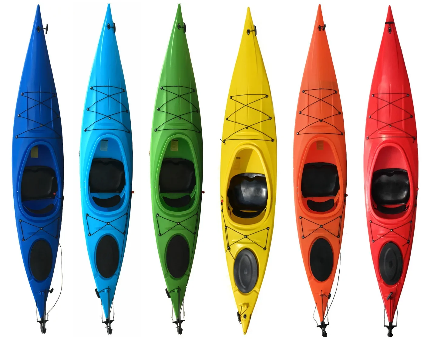 

Single Travel Boat Cockpit Boat Plastic Hard Boat Multiple Colors Kayaks