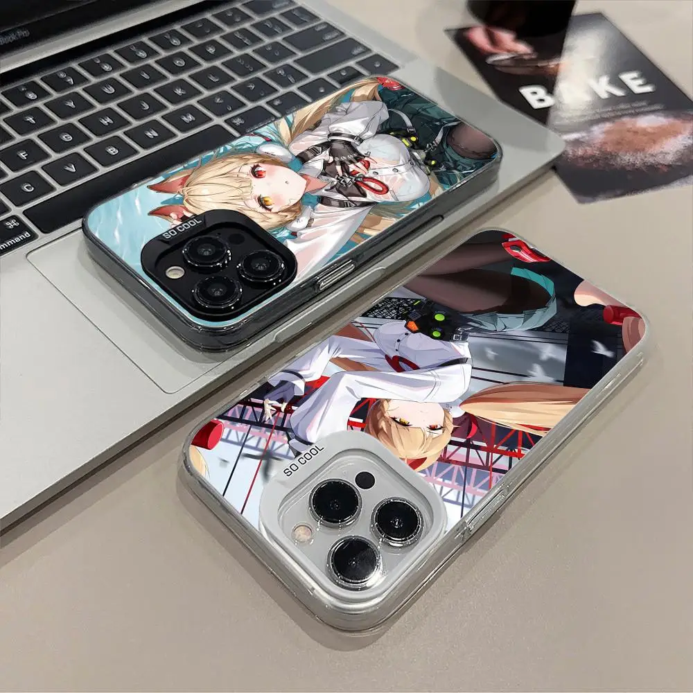 

Чехол для телефона Zenless Zone Zero Alice для iPhone 17, 16, 15, 14, 13, 12, 11 X XR XS 8 7 Pro Max Plus, полупрозрачный цветной защитный чехол