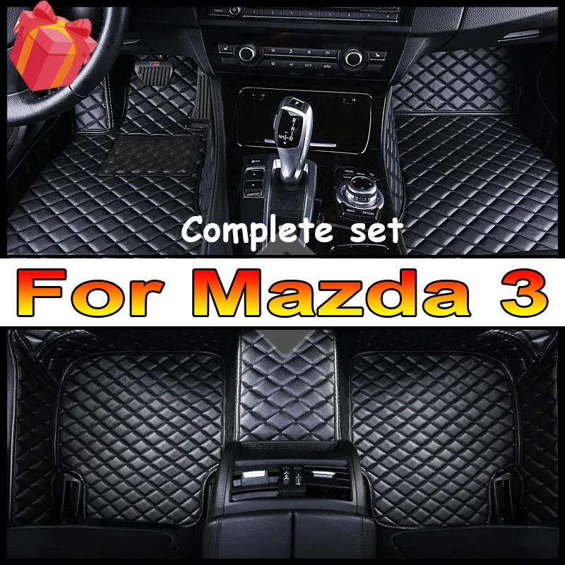 

Car Floor Mats For Mazda 3 2006 2007 2008 2009 2010 2011 2012 Custom Auto Foot Pads Carpet Cover Interior Accessories