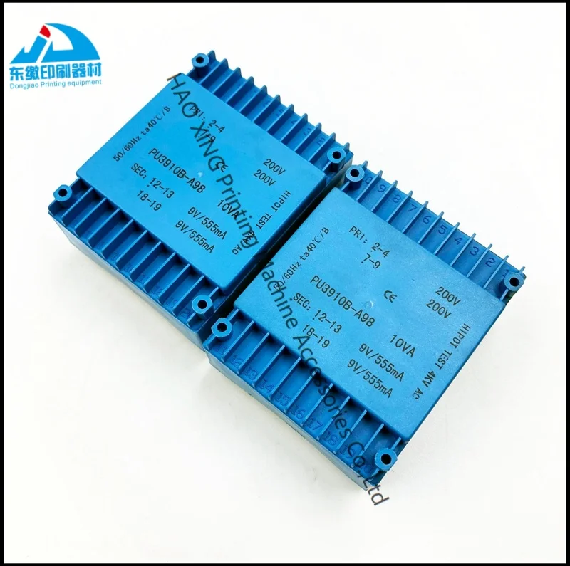 

Offset Printing Replacement Spare KLM4 Blue Transformer PU3910B 10VA 200V
