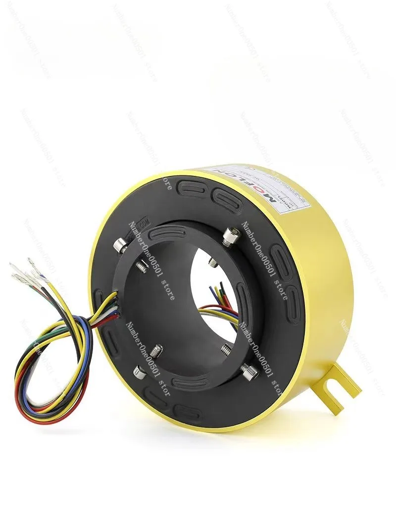 Slip Ring Through Hole Conductive Slip Ring Hollow Collector  Inner Diameter Conducting Ring 2 46 8 12 Road Rotary Joint