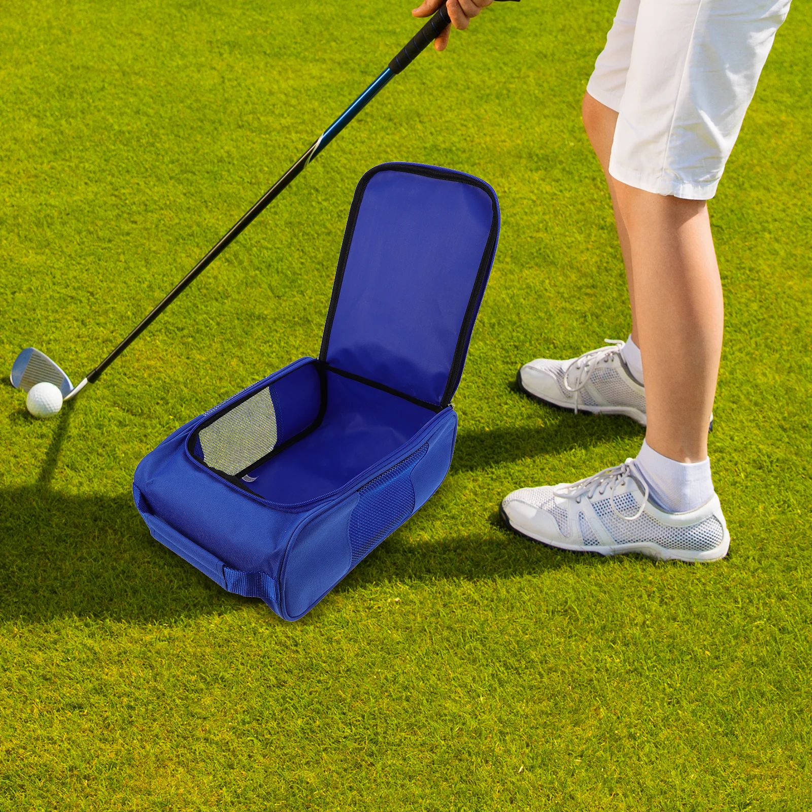 

Сумка для обуви для гольфа, унисекс, ткань Оксфорд, прочный органайзер для путешествий, многоцелевой чехол большой емкости для переноски обуви, одежды, спорта