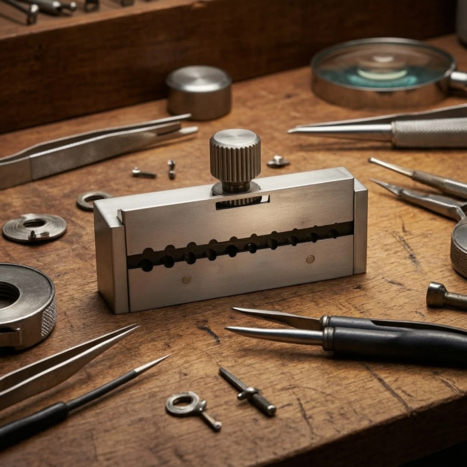 Watch Repair Tool Precision Gear Repair Tool Solid Metal Compact for Watchmakers